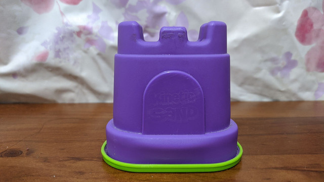 Massa Areia Verde com Molde de Castelo Kinetic Sand - Foto 4