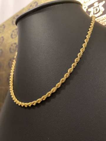 Colar trancelim em ouro 18k 12 gramas - Foto 5