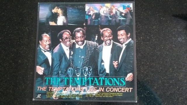 Laser Disc The Temptations The Temptations Live In Concert Importado Raridade Cds Dvds 9817