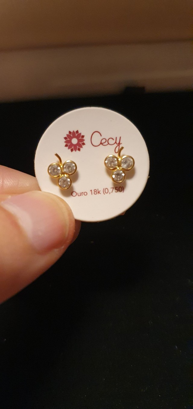 Brincos Ouro 18k 750
