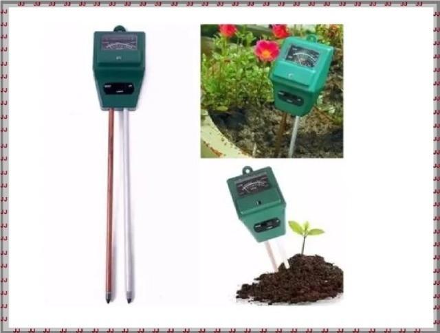 Medidor de acidez de solo analógico 3 em 1 verde - Foto 3
