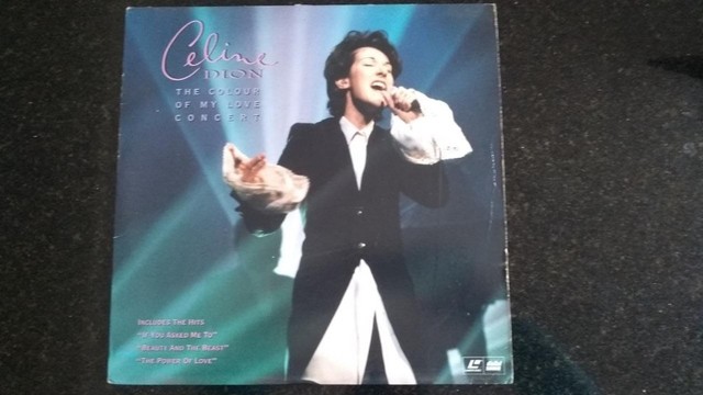 laser disc celine dion the colour of my love concert - importado