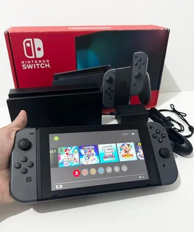 Nintendo Switch -Neon DESTRAVADO COM 256 gb 10 jogos completos lançamentos  - Games Você Compra Venda Troca e Assistência de games em geral