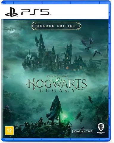 Jogo Hogwarts Legacy Deluxe Ps5 Mídia Física