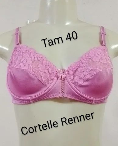 Sutiã vintage Tam 40 marca cortelle Renner impecável sem bojo