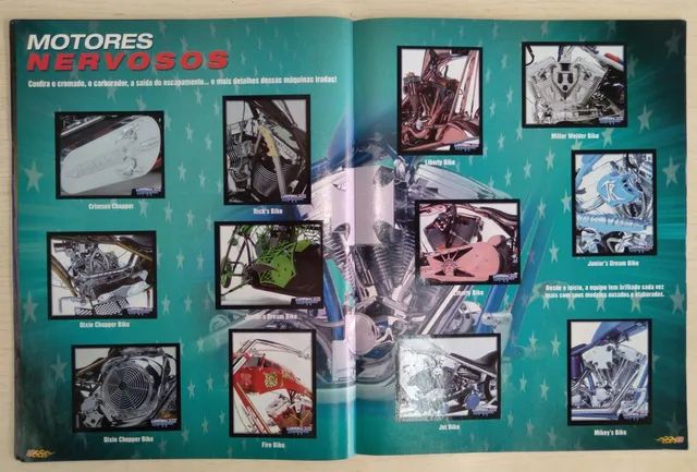 Álbum de figurinhas AMERICAN CHOPPER - Foto 5