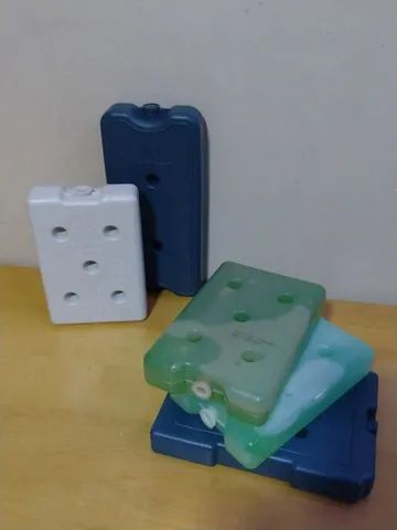 Placas de gelo artificial gel e água polímero variados tamanhos 