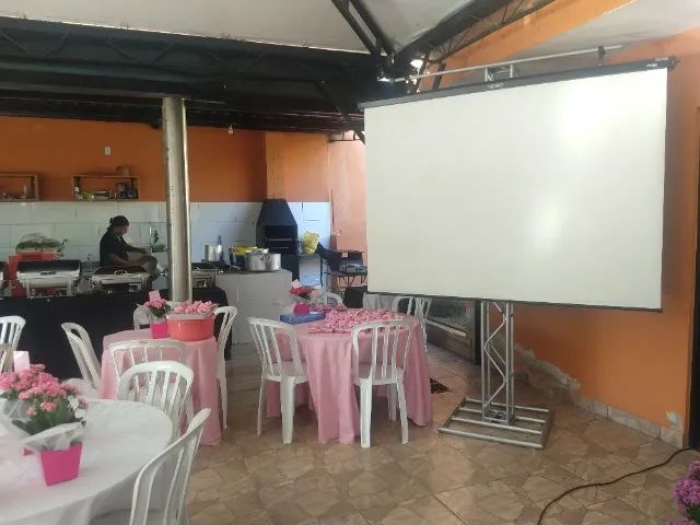  Aluguel de projetor e telão, Djs, equipamentos som para Festas e eventos(pequeno porte) - Foto 3