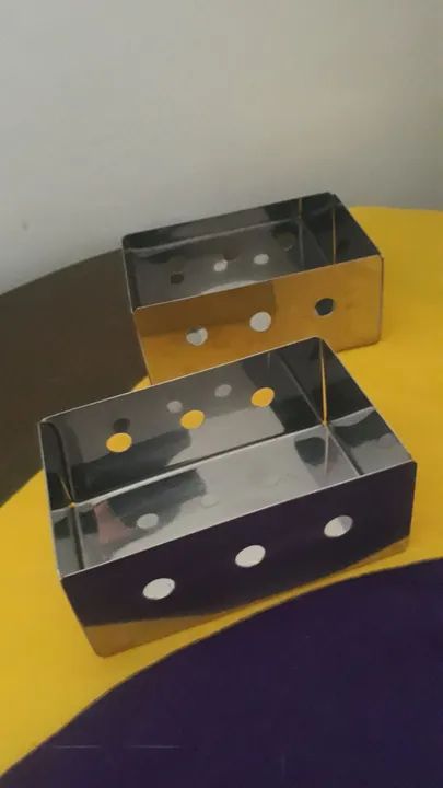 Jogo de Porta Saches em Aço Inox