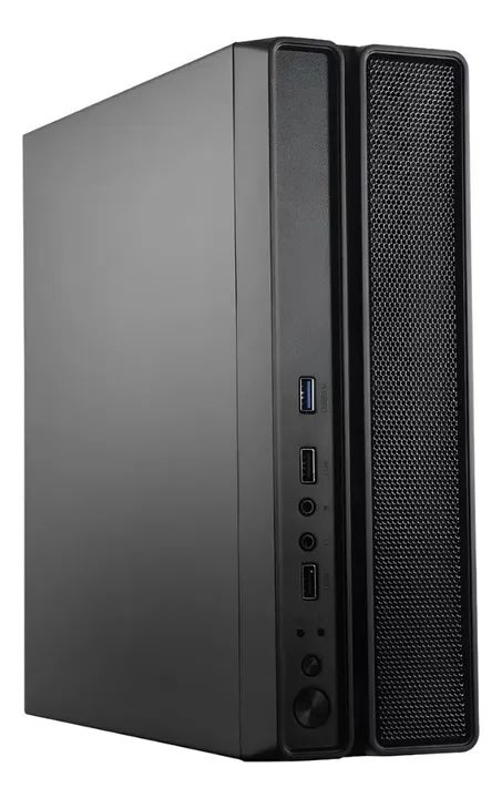 Gabinete Slim com Fonte 200W SlimDesk BG-2002 Preto Bluecase Loja Coimbra Computadores - Foto 3
