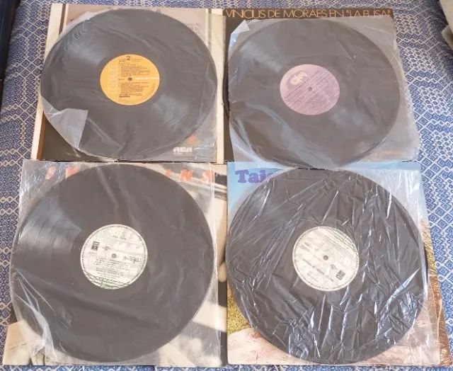 4 Discos De Vinil LPs Vínicius Moraes Ivan Lins Taiguara Maysa - Foto 3