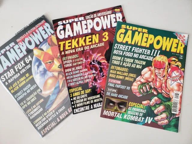 Revistas clássicas de Videogame anos 90 - varias edições