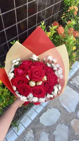 Buquê e cestas de chocolates para Dia dos Namorados 