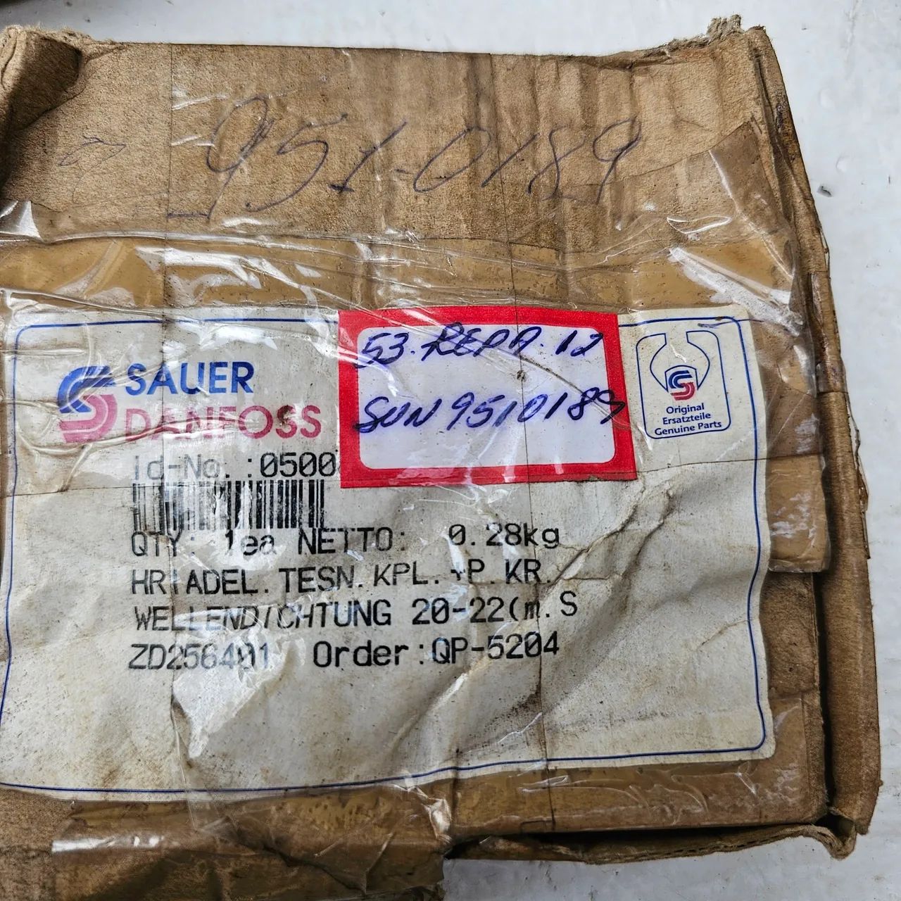 Kit vedação eixo bomba hidraulica S20 S21 S22 danfoss 9510189 - Foto 5