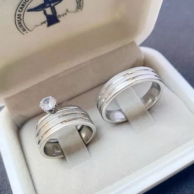 PAR DE ALIANÇAS COMPROMISSO  - Foto 2