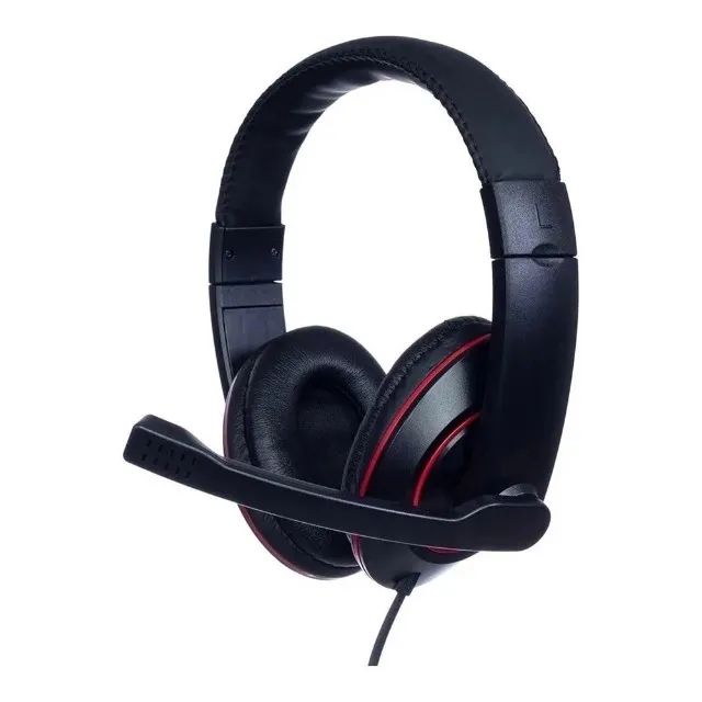 Fone De Ouvido Headset Gamer Com Microfone Entrada P2 Tedge