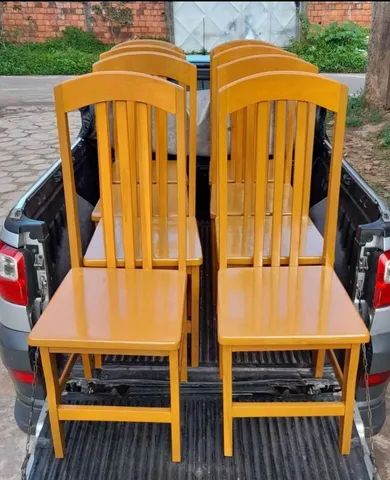 Cadeiras de madeira tatajuba  - Foto 3