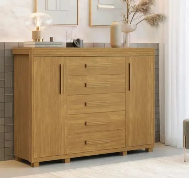 Comoda 100%MDF HAVANA Barreto  - Foto 4