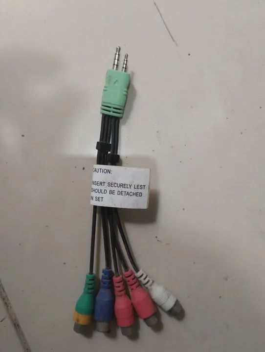 Cabo Componente adaptador P1 e P2