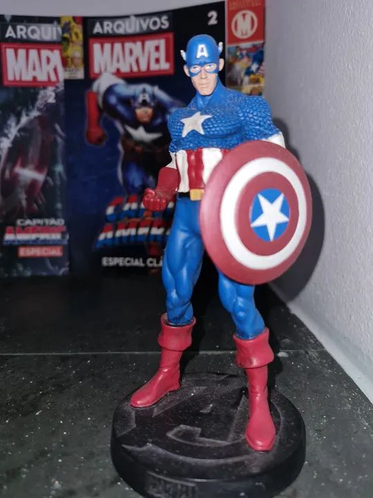 Capitão América - Marvel - Eaglemoss - Figure action - Foto 4