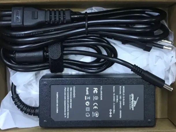 Fonte Para Notebook Dell 19.5V 3.34A 65W La65ns2-01  - Foto 3