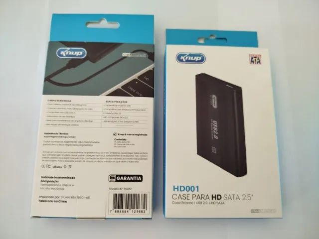 Case/Gaveta para HD de externo de notebook 2.5" usb 2.0 atacado e varejo /  Jk Eletrônicos - Foto 2