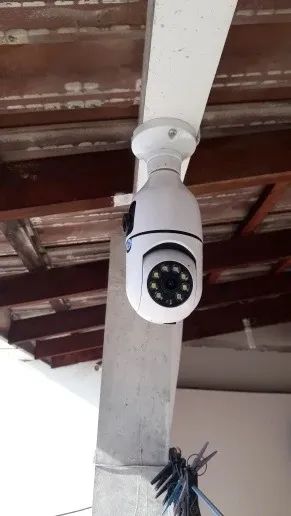 Câmera Wifi Duas lentes para monitoramento 2 em 1 - Foto 5