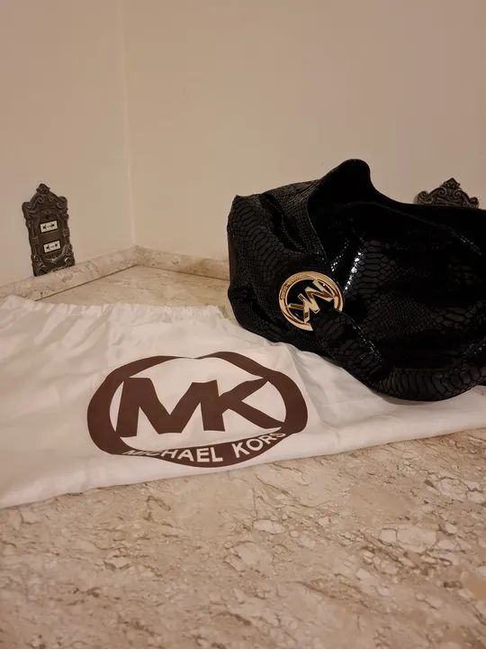 Bolsa MK couro legítimo EUA - Foto 2