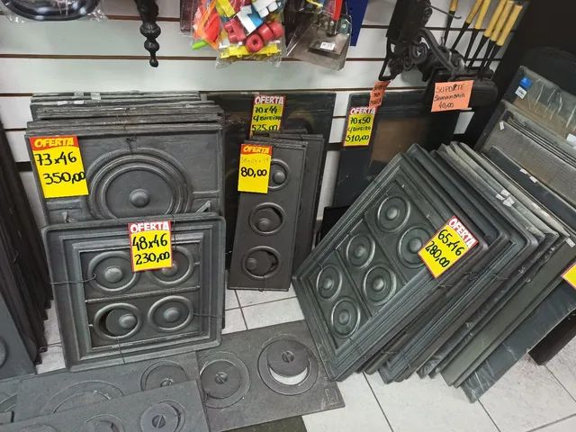 Chapas para fogão a lenha , vários tamanhos e modelos 