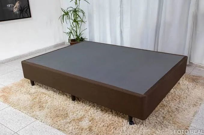 Base box casal Classic marrom - ENTREGA HOJE !!! 