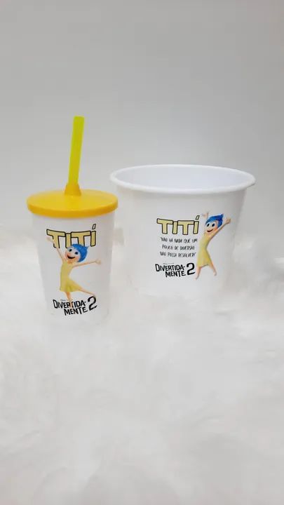 Kit balde de pipoca com copo