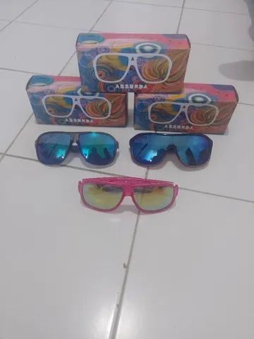 Kit com 3 óculos de sol novos 
