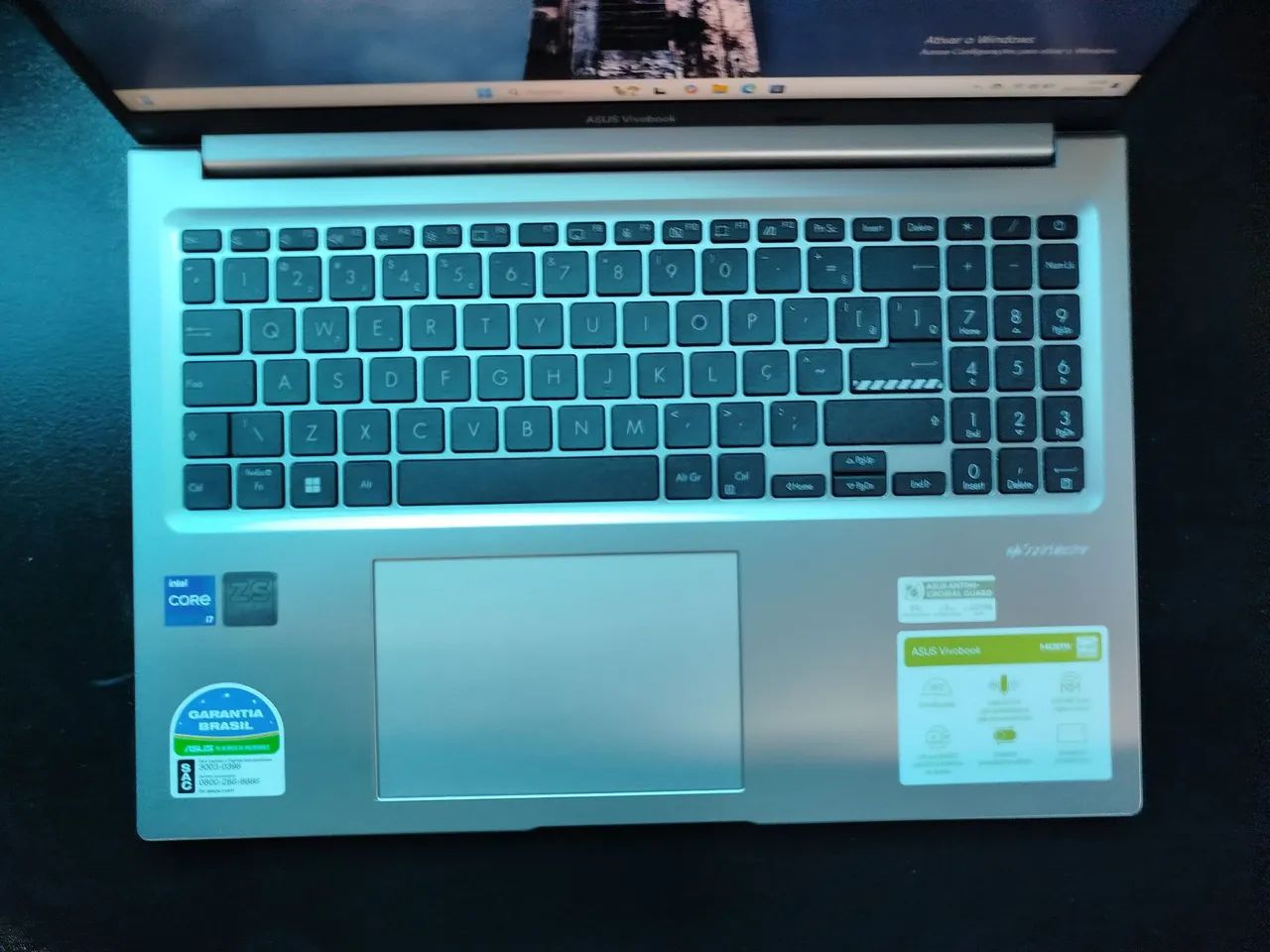 Notebook Asus VivoBook 16" NOVO - I7 12° Geração - 16GB de RAM - 256GB SSD - Foto 5