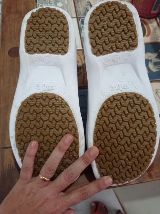 Sapato epi branco usado 1x 41