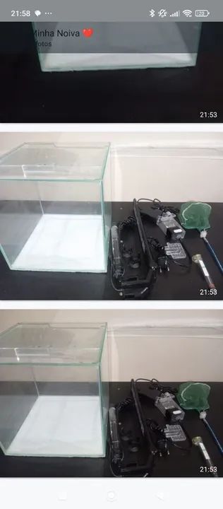 KIT aquário completo pronto para uso 