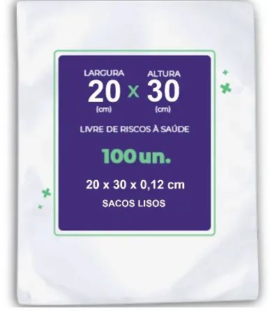 Saco Plástico Embalagem a Vácuo 20x30  - Foto 5