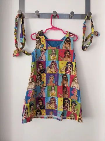 Vestido Infantil Estampado 4/5 anos 