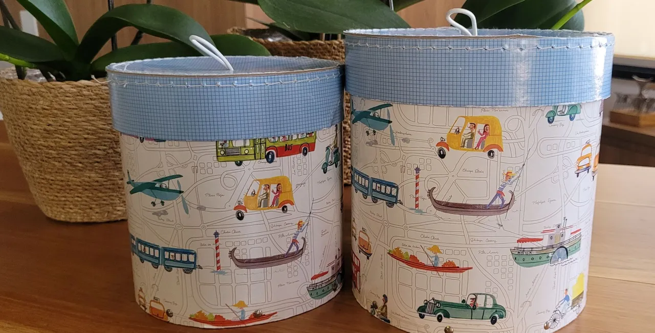 2 caixas de papel decorativas Zara Home