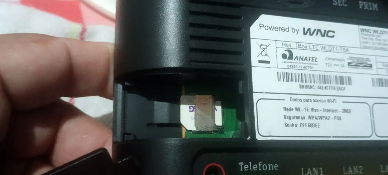 Roteador 4G de chip desbloqueado pega antena rural - Foto 5