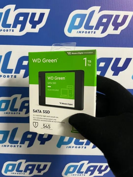 Ssd 1TB WD Green Sata 3 | Alta Velocidade | Com Garantia | Entrega Rápida | 12xcartão |