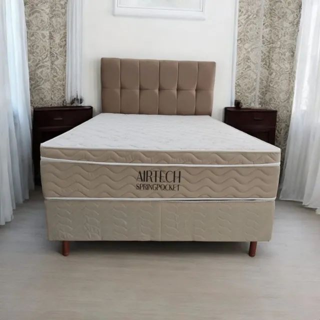 CAMA BOX CASAL ORTOBOM AIRTECH SPRINGPOCKET 