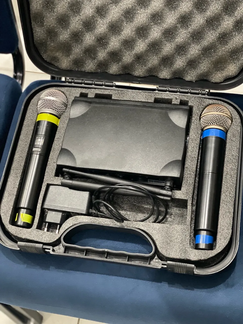 Microfone sem fio profissional - Duplo