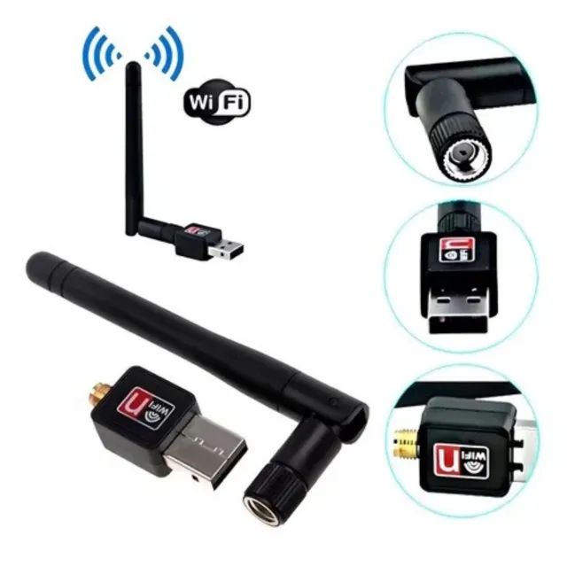Adaptador Receptor Pc Wireless Usb WiFi 1200mbps Pc e Notebook  - Foto 3