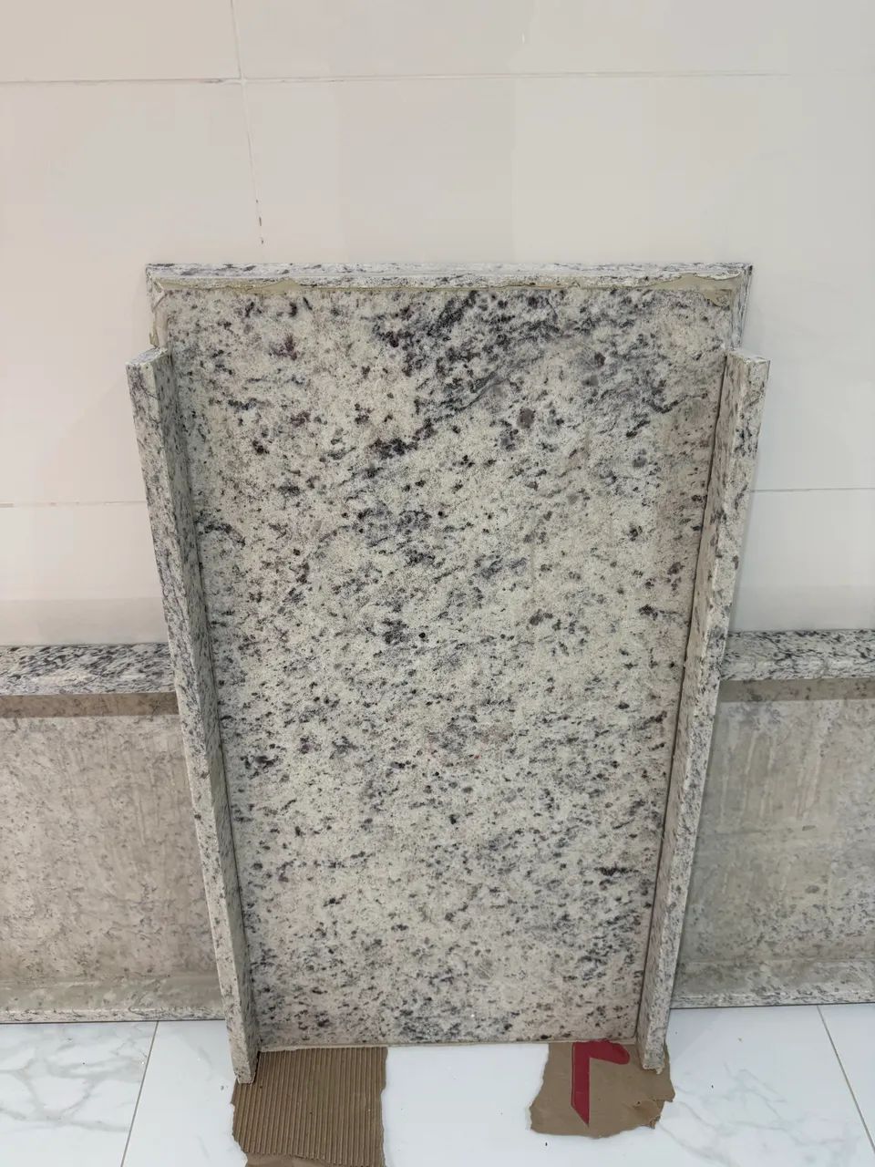 Bancada Granito branco Dallas - balcão NOVO