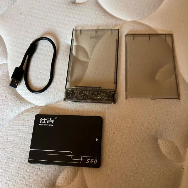 Case SSD SATA COM SSD 128GB CABO USB - Foto 3