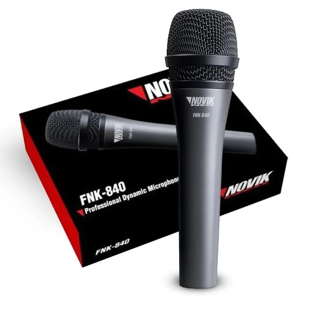 Microfone Profissional Dinâmico Novik Neo FNK 840