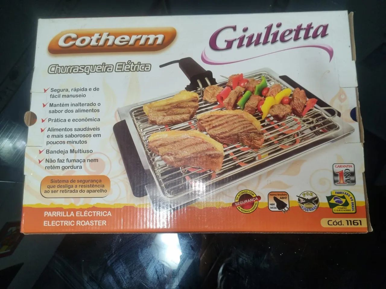 Churrasqueira Elétrica Cotherm Giulietta 127V 