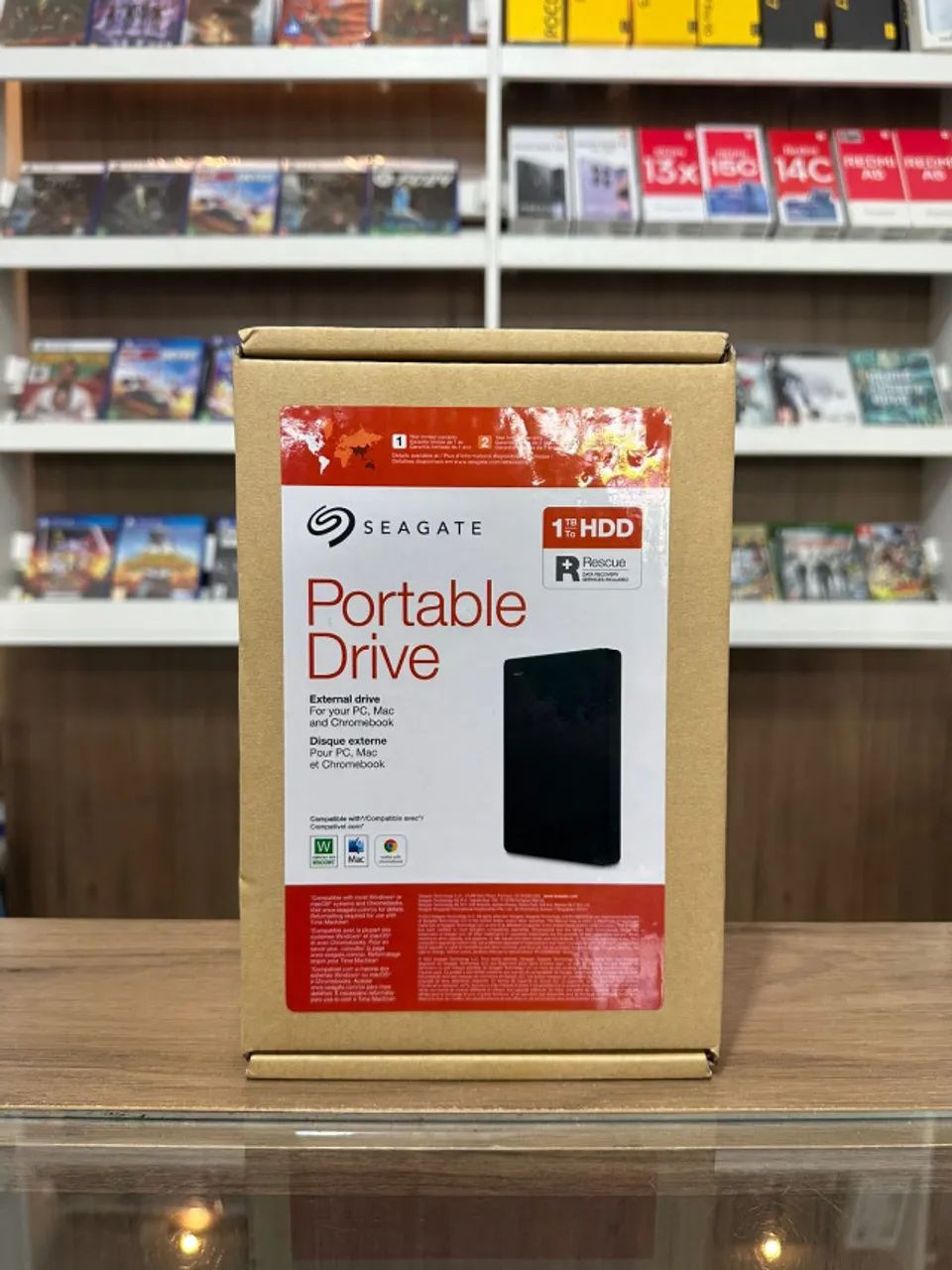 HD Externo Seagate 1TB - Parcelamento sem Juros, Loja Física