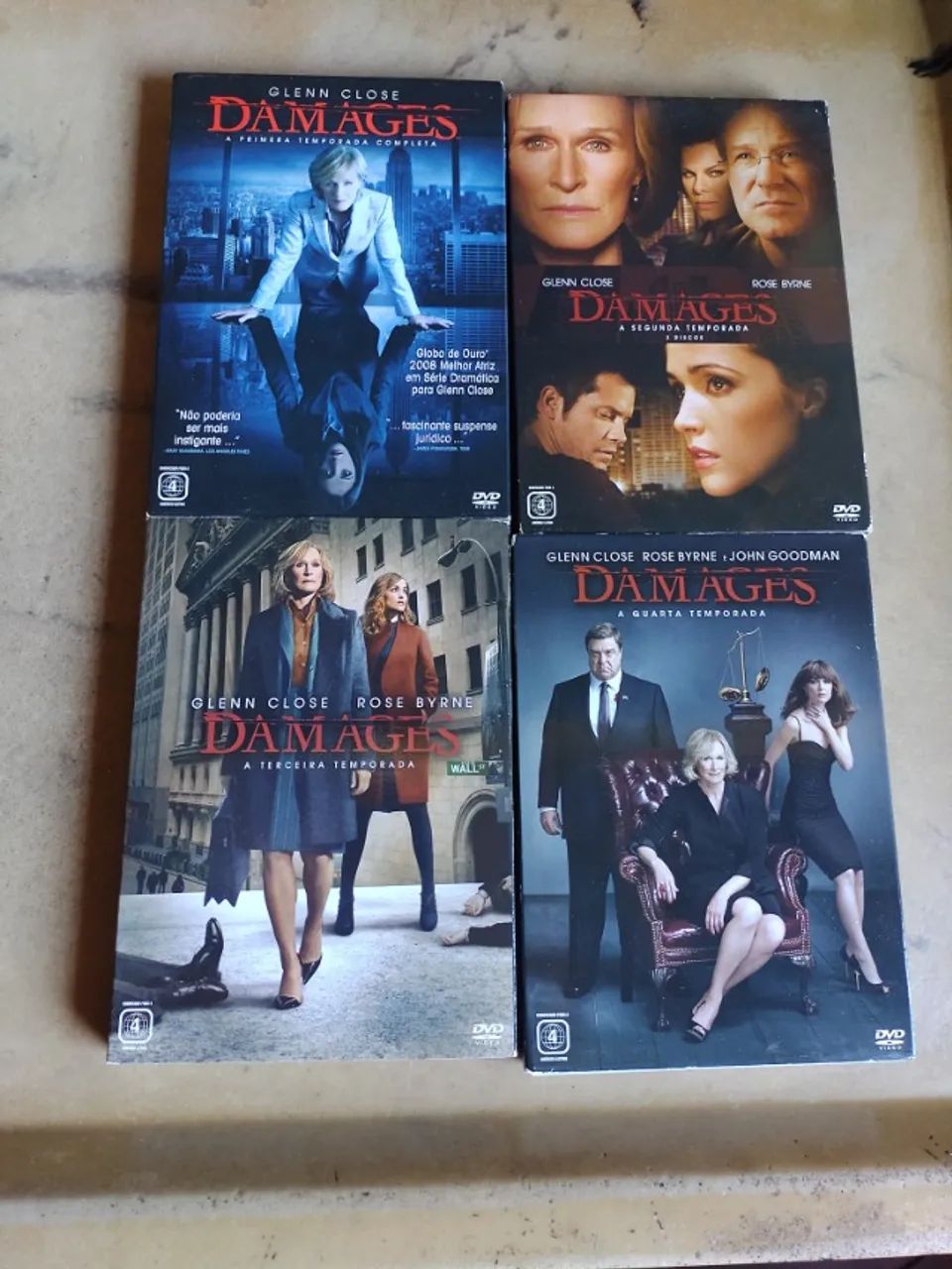 Damages A Série 4 Temporadas Box 12 Dvds
