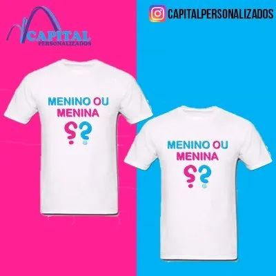 camisas chá revelação - Foto 4